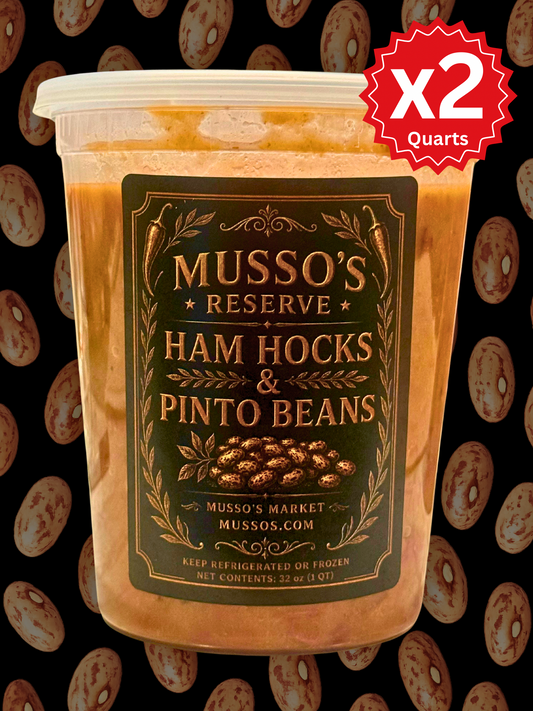 Musso's Reserve Ham Hocks & Pinto Beans (2 Quarts)