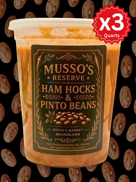 Musso's Reserve Ham Hocks & Pinto Beans (3 Quarts)